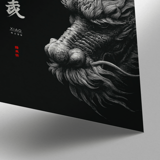 Legendary creature Dragon Wall Art for modern hallway wall art