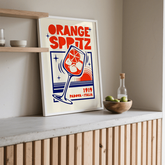 Italian Cocktail Art Print