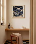 Contemporary Mount Fuji print for living rooms and offices.