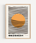 Bauhaus 1919 Yellow Sun Poster Print