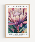 Vintage Protea Flower Market poster by William Morris
