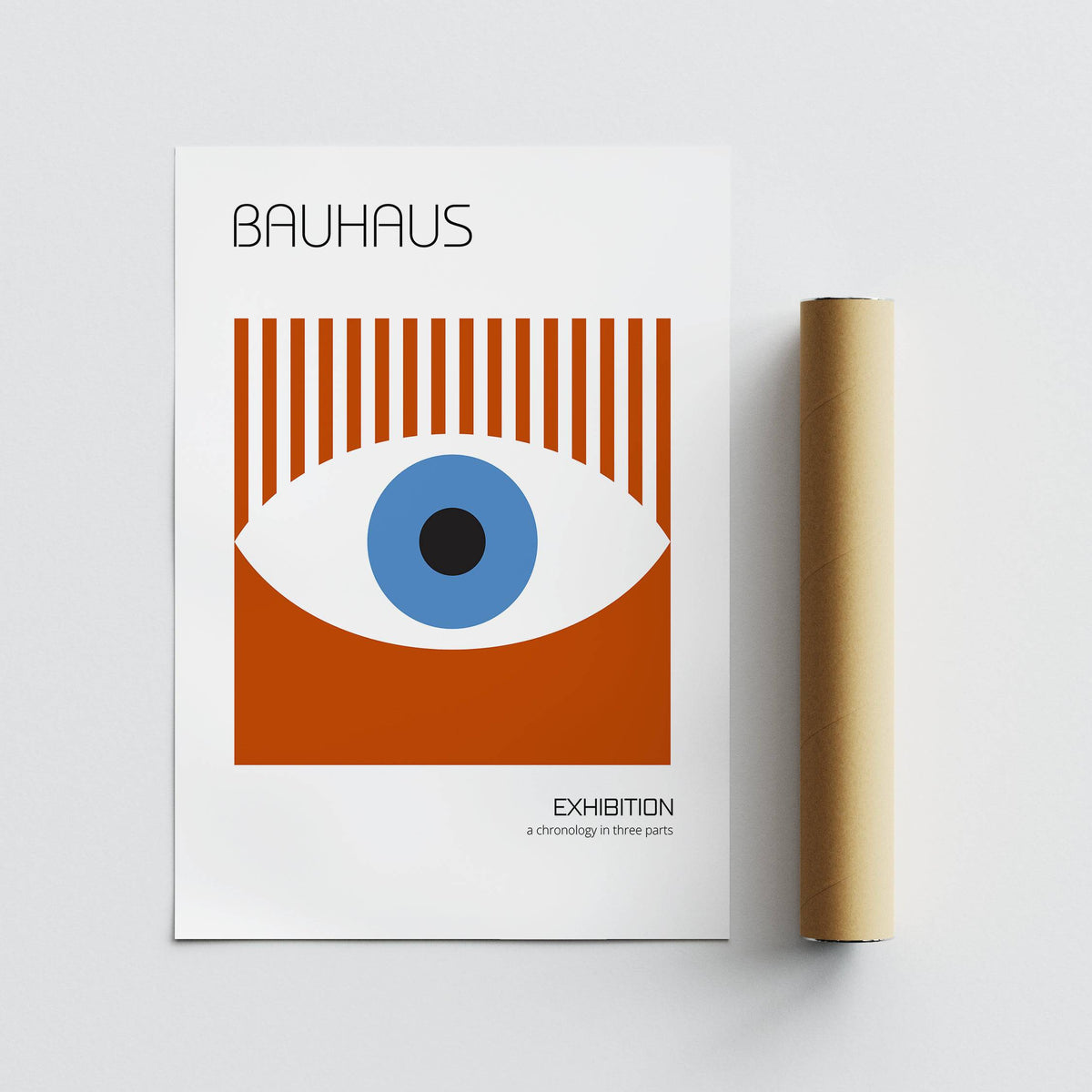 Bauhaus posters inspired by avant-garde exhibition art