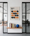 Minimalist grid composition used in this artwork for office spaces.