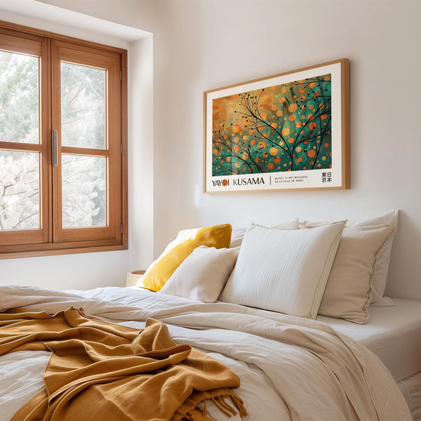 High-quality autumn wall art inspired by nature and abstract design