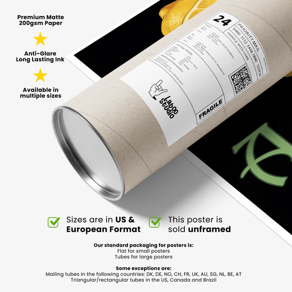 Vintage Aperitivo Print with green text and black background, perfect above bar cart