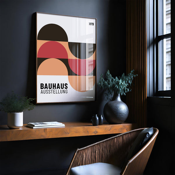 Structured home office wall art ideal for minimalist workspace decor