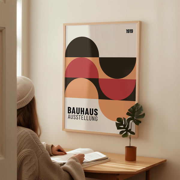 Bauhaus Home Office Wall Art 1919