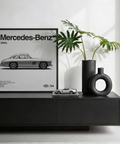 Classic Car Wall Art in Black for car enthusiast wall print