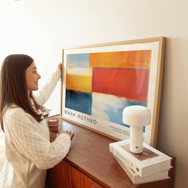 gallery-worthy mark rothko art for artistic interiors