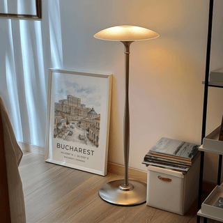 Eastern European city skyline print with domed roof, grand columns, and birds in flight