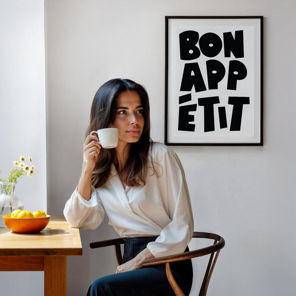 French art prints inspired by Parisian bistro aesthetics