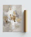Neutral Tones Art wall art featuring White and Beige for modern home office