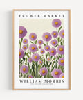 William Morris Purple and Yellow Flower Market Art Print