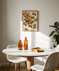 Chic dining nook accent with Farfalle Pasta Art print
