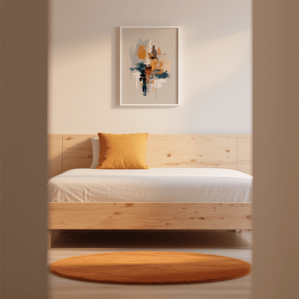 Contemporary Colorful Wabi Sabi Print, multicolored, bedroom wall art print