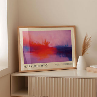 Expressive Mark Rothko Artwork with deep colours