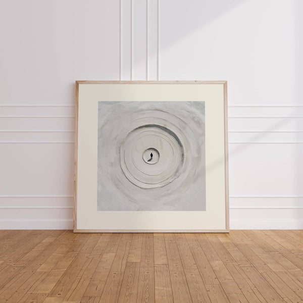 High-quality matte surrealism posters with minimalist composition