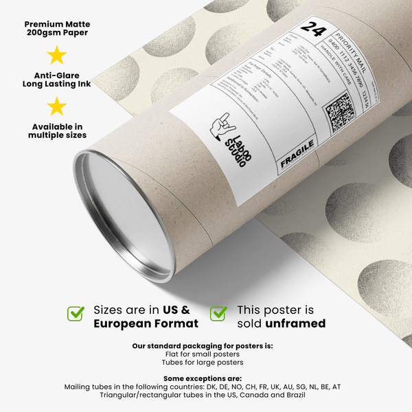 Angled macro golf ball surface wall art print with repeating circles