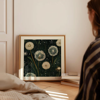 Square wall art ideal for living rooms, bedrooms, and offices