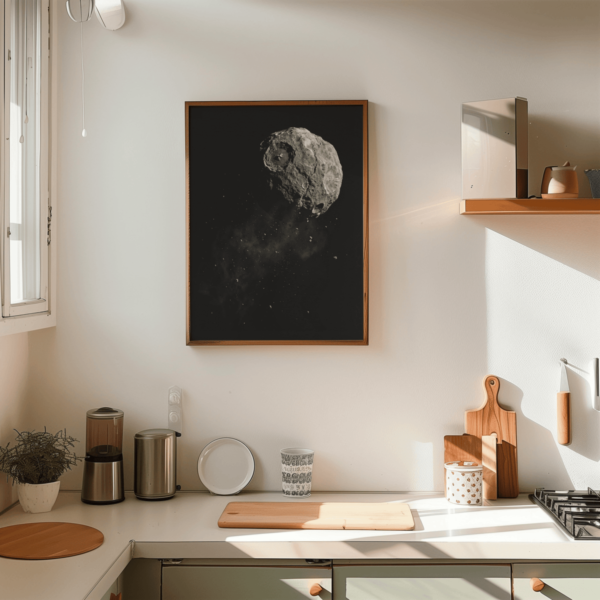 Mars Art Print displaying space-inspired scene, perfect for office or den