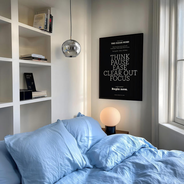 Black and white modern Wall Art Quotes for Home for cozy office spaces.