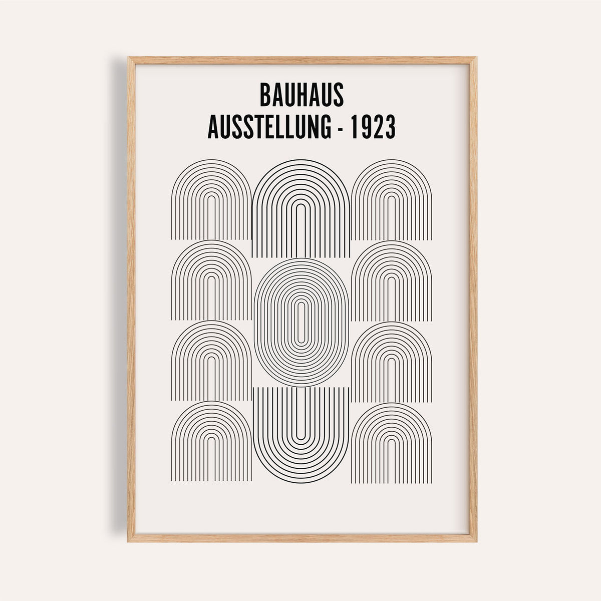 bauhaus minimalism art for office walls