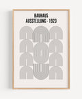 Bauhaus-style arches print for clean, minimalist decor
