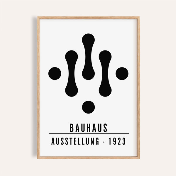 Bauhaus Black and White Art for Office