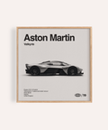 Aston Martin Wall Art in Gray for office decor print