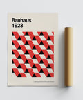 Close-up of repeating pattern in archival Bauhaus pictures.