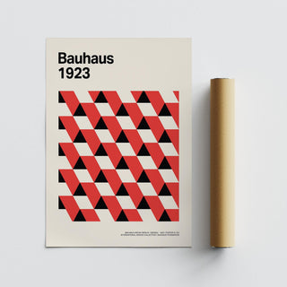Close-up of repeating pattern in archival Bauhaus pictures.