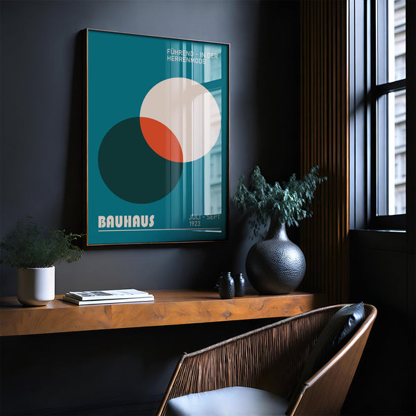 Statement modern office wall art poster for contemporary interiors