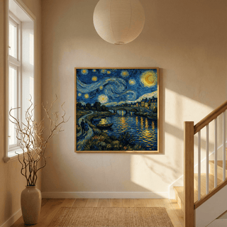 Vincent Van Gogh Poster green yellow mix for lounge area art poster