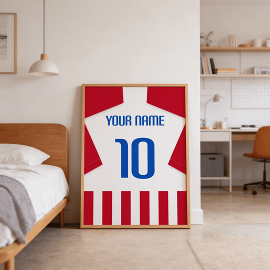 Atletico Madrid Shirt Poster