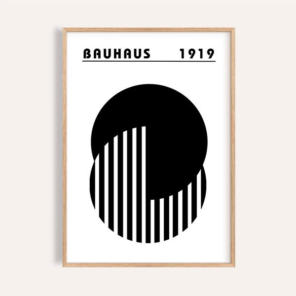 Abstract Minimal Art black and white wall art for living room