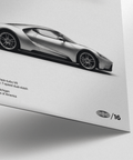 Ford GT Wall Art featuring Black and Gray tones for bedroom print