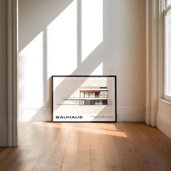 Elegant architecture art print for office and home settings