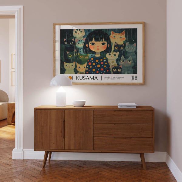 Large unique wall art print for bold statement decor