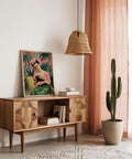 Painterly Famous Mexican Art featuring lush tropical greenery.