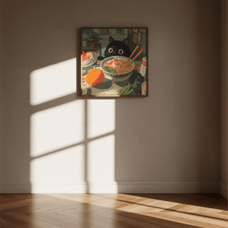 Foodie Wall Art for stylish dining room in black and white
