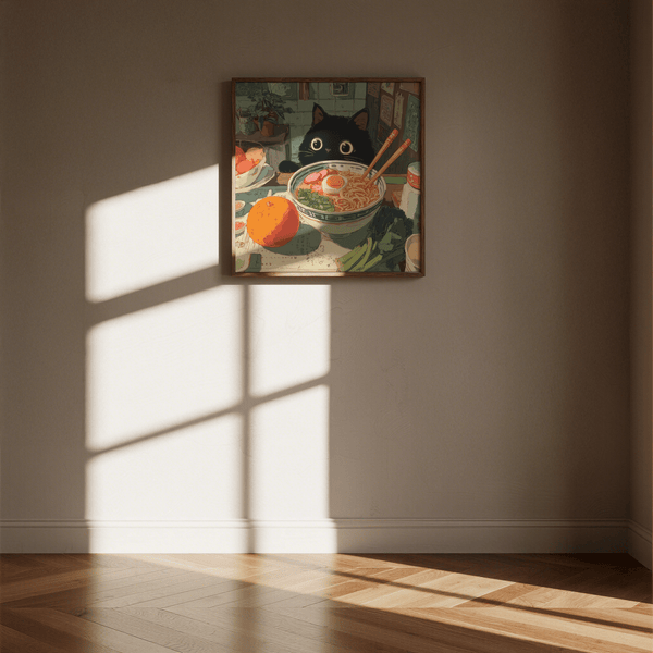 Foodie Wall Art for stylish dining room in black and white