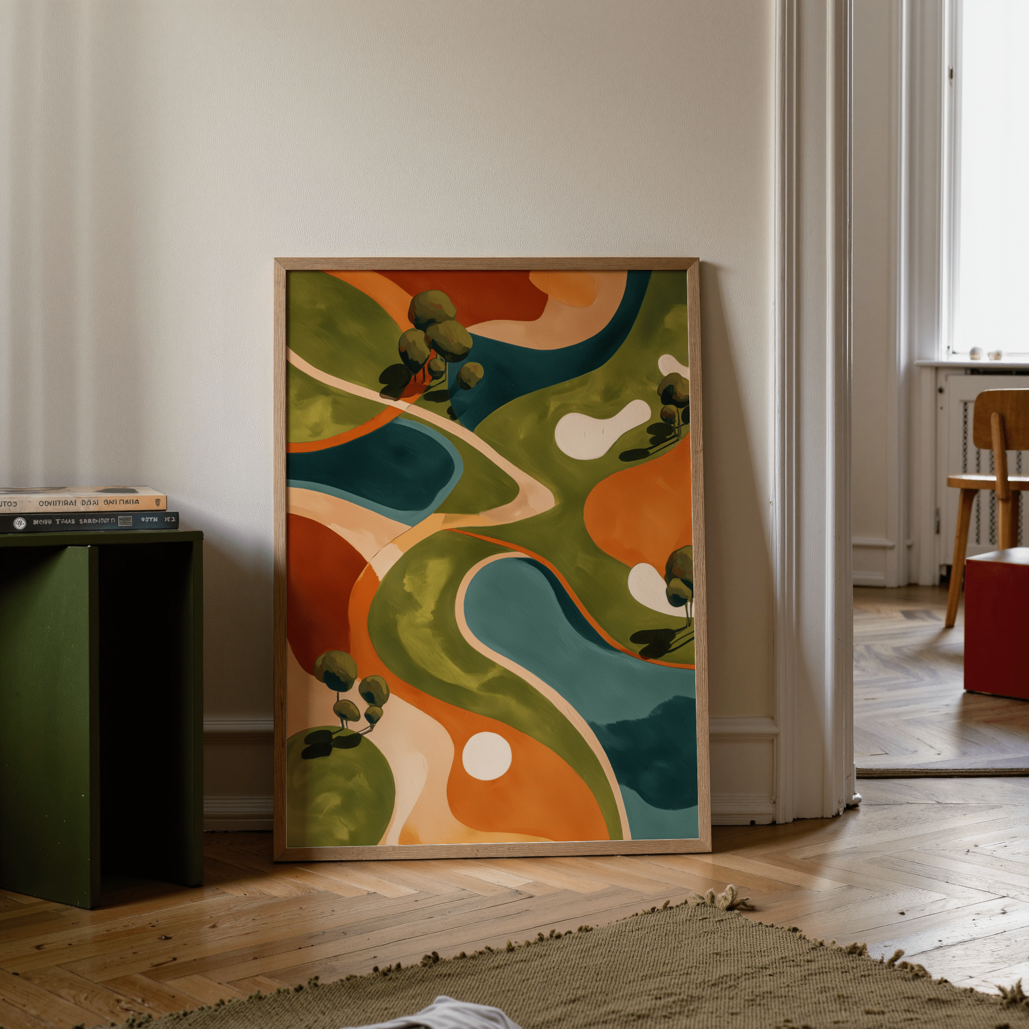 Lebendige Golf-Landschaft