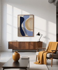 Modern Poster Design for contemporary spaces featuring Brown accents