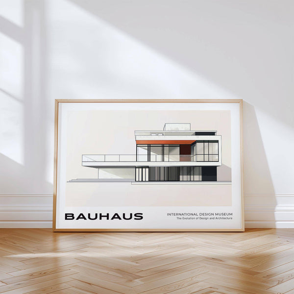 Large architecture art print for statement wall decor