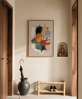 Colorful Art Poster, multicolored display for stylish entryway art print