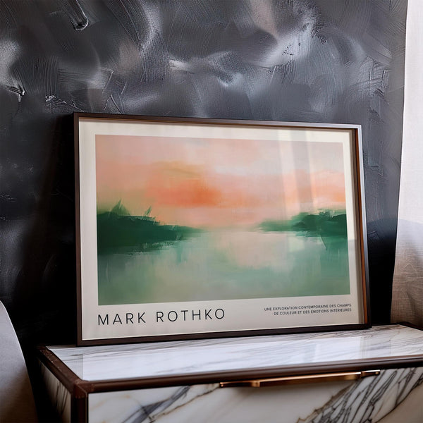 High-quality Mark Rothko-inspired art print for home decor​
