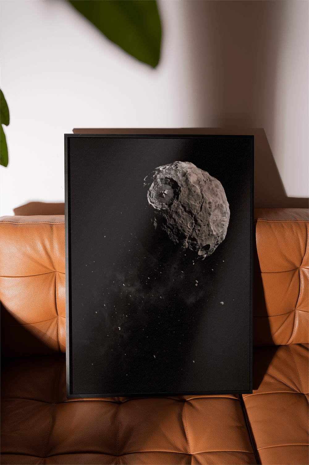 Mars Art Print in Black and White, suitable for home office décor