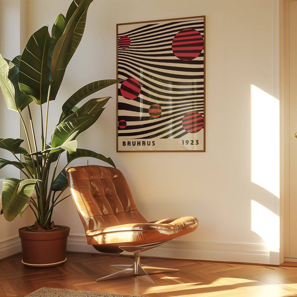 Large Bauhaus wall art perfect for statement walls