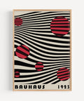 Bauhaus abstract geometric poster
