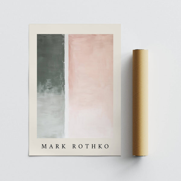 Japandi living room featuring serene art wall painting decor